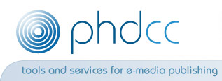 phdcc: e-media tools and e-publishing services for CDs, DVDs and the Web